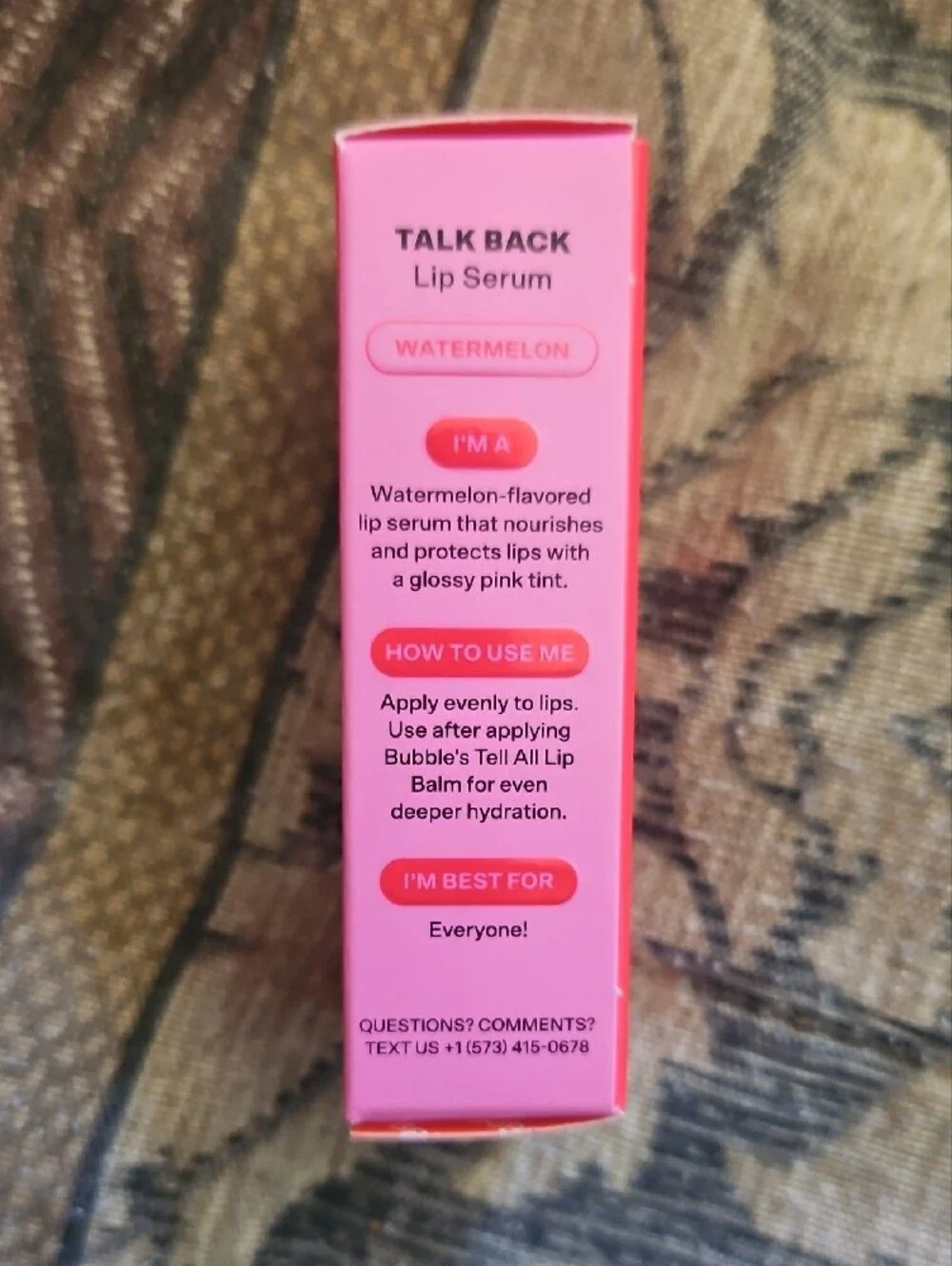 Bubble Watermelon Lip Serum — Pink